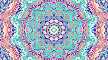 Süslemeli mandala döngü arkaplanı