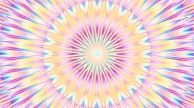 Soyut esrarengiz Mandala 'yı dönüştürüyorum. Kusursuz döngü görüntüsü.