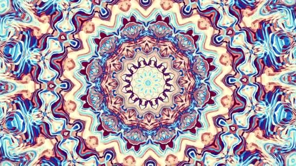 Ornate Mandala-Schleife Hintergrund — Stockvideo