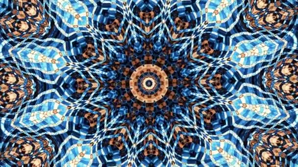 Ornate Mandala-Schleife Hintergrund — Stockvideo