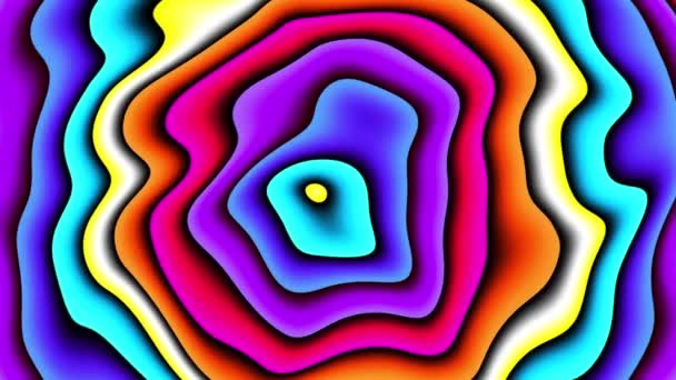 Psychedelischer Hintergrund — Stockvideo