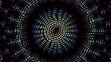 Süslü, ezoterik Mandala 'yı dönüştürüyorum. Kusursuz döngü görüntüsü.
