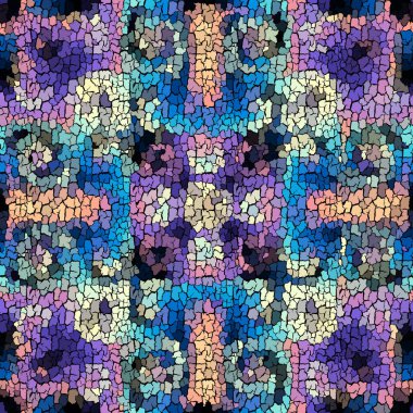 Kusursuz grunge soyut kare deseni. Boya çatlamasını çiz.