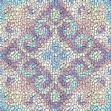 Kusursuz grunge soyut kare deseni. Boya çatlamasını çiz.