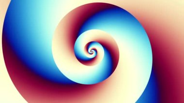 Sonsuz spiral. Kusursuz döngü görüntüsü.