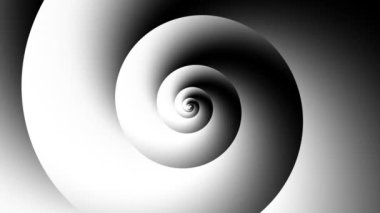 Sonsuz spiral. Kusursuz döngü görüntüsü.