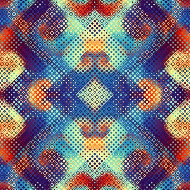 Düşük polimerli Geometrik desen.