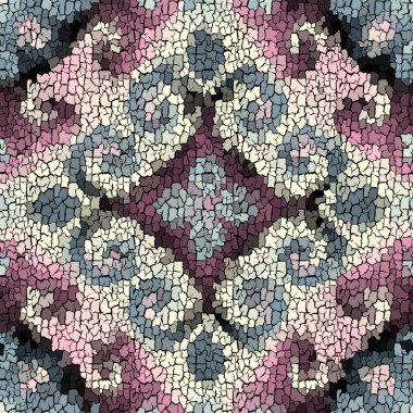 Kusursuz grunge soyut kare deseni. Boya çatlamasını çiz.