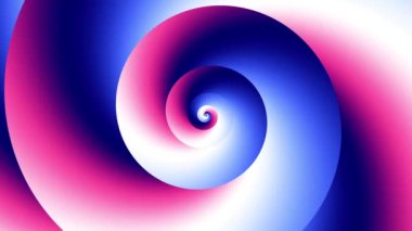 Sonsuz spiral. Kusursuz döngü görüntüsü.