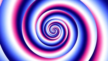 Sonsuz spiral. Kusursuz döngü görüntüsü.