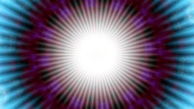 Süslü, ezoterik Mandala 'yı dönüştürüyorum. Kusursuz döngü görüntüsü.