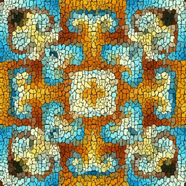 Kusursuz grunge soyut kare deseni. Boya çatlamasını çiz.