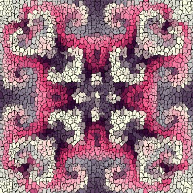 Kusursuz grunge soyut kare deseni. Boya çatlamasını çiz.