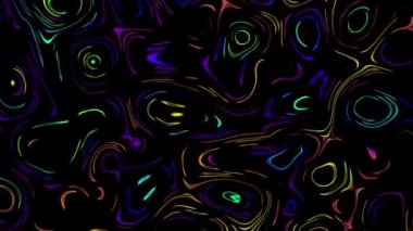 Psikedelik hareket arkaplanı