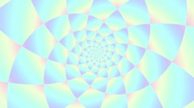 Sonsuz spiral. Kusursuz döngü görüntüsü.