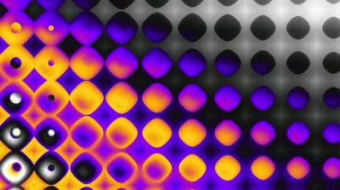 Kusursuz döngü soyut hareket arkaplanı. Soyut polka nokta görüntüsü.