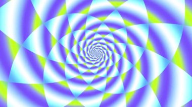 Sonsuz spiral. Kusursuz döngü görüntüsü.