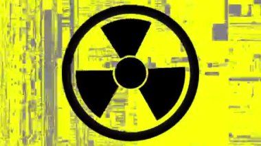 Nükleer sembol yanıp sönen simge döngüsü