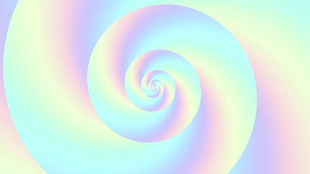 Spirale infinita. Filmati loop senza soluzione di continuità. — Video Stock