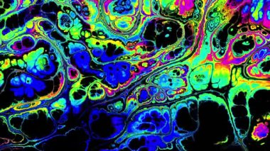 Psikedelik hareket arkaplanı