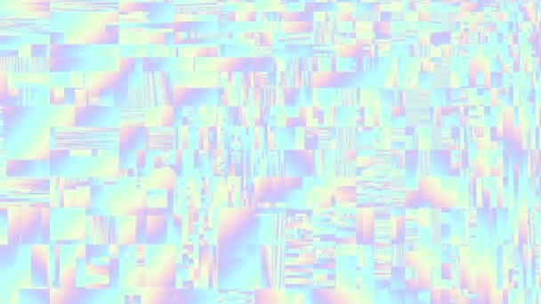 Looping video interference footage. Imitation of a Datamoshing video. — Stock Video