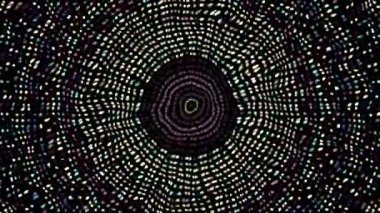 Süslü, ezoterik Mandala 'yı dönüştürüyorum. Kusursuz döngü görüntüsü.