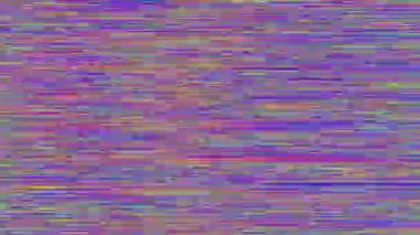 Video parazit görüntülerini döngüye sokuyorum. Bir Datamoshing videosunun taklidi.