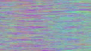 Video parazit görüntülerini döngüye sokuyorum. Bir Datamoshing videosunun taklidi.