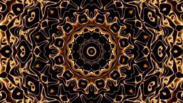 Ornate mandala loop background — Stock Video