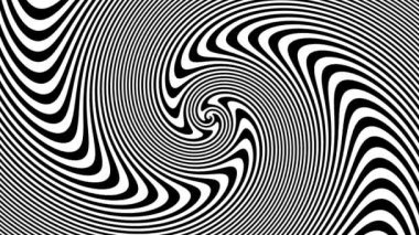 Sonsuz spiral. Kusursuz döngü görüntüsü.