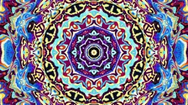 Süslemeli mandala döngü arkaplanı