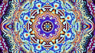 Süslemeli mandala döngü arkaplanı