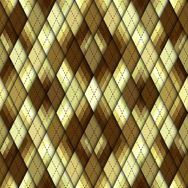 Argyle sin costura vector patrón de fondo. El patrón de los rombos. — Vector de stock