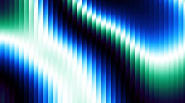 Fraktal cam efektli sonsuz ışık ve hareket dansında mavi yeşil eğimli fütürist neon dalgaları. Kalın dinamik tasarım pürüzsüz tonlarla ışıl ışıl renkleri harmanlıyor. Kusursuz döngü