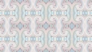 Kibarca hareket eden organik şekilleri pastel renklerde olan modaya uygun kıvrımlı bir arka plan. Bu soyut hareket arkaplan canlandırması 4k dipsiz döngüdür.