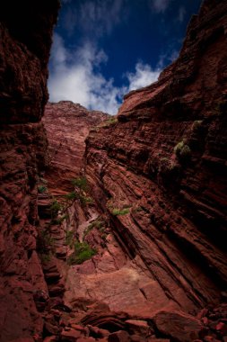Şeytanın boğazının güzel bir görünümü, Cafayate, Salta