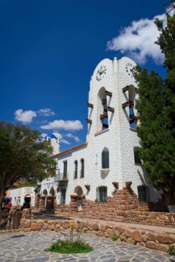 Humahuaca, Jujuy - 27.03.2019: Humahuaca'nın Cabildo'su. Burası büyükşehir belediyesinin binası.