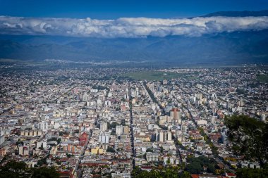 Salta, Arjantin 'den San Bernardo Tepesi manzarası