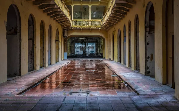 Cartagena Indias Kolumbien 2018 Ein Verlassenes Gebäude — Stockfoto