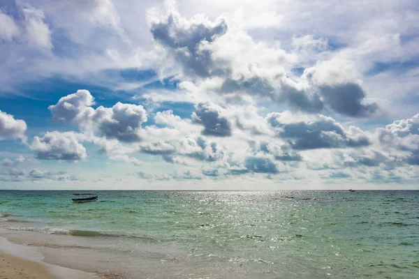 Piękny Widok Playa Blanca Baru Cartagena — Zdjęcie stockowe