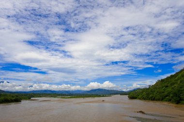 Santa Fe de Antioquia, Kolombiya 'dan güzel bir manzara.