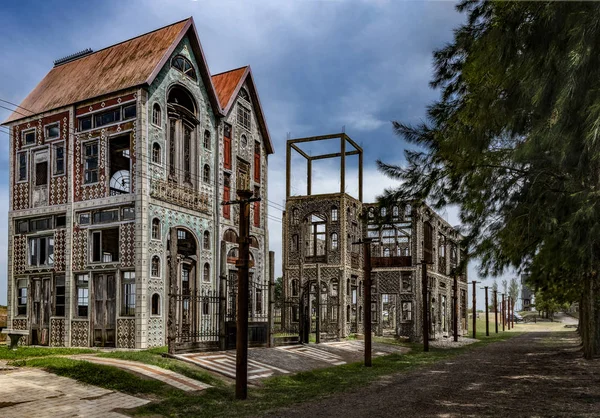 Abandoned Buildings Campanopolis Buenos Aires Argentina — Stock Photo, Image