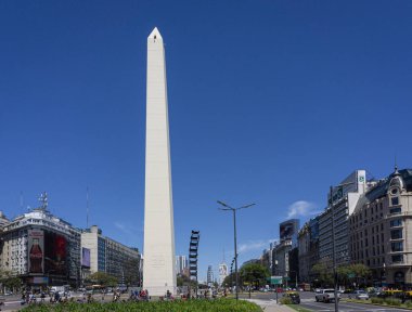 Buenos Aires, Arjantin - 17.10.2017: Dikilitaş manzarası