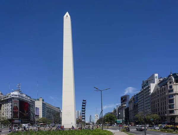 Buenos Aires Argentinien 2017 Ein Blick Auf Den Obelisken — Stockfoto
