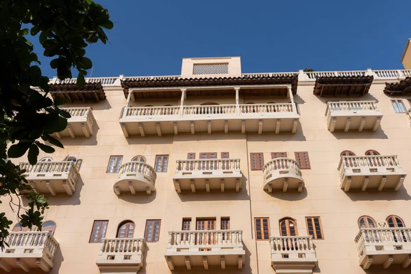 Cartagena Indias Kolumbien 2018 Ein Typischer Kolonialer Balkon Von Cartagena — Stockfoto