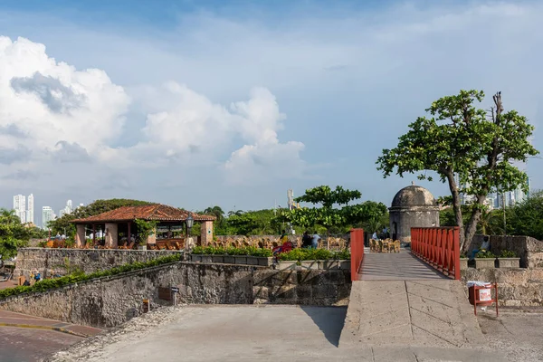 Cartagena Indias Colombie 2018 Une Vue Sur Ville Fortifiée Cartagena — Photo