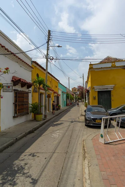 Cartagena Indias Colombia 2018 View Getsemani Neighborhood — стокове фото