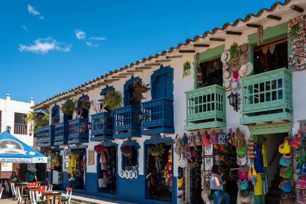Guatape, Antioquia, Kolombiya - 02 / 06 / 2018: Guatape Town manzarası