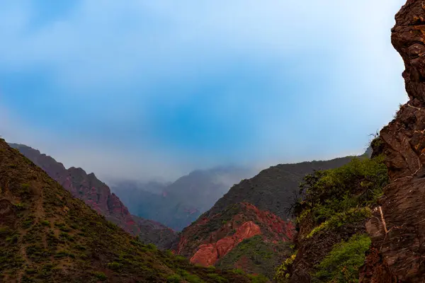 Ein Wunderbarer Blick Auf Die Roten Berge Quebrada Las Conchas — Stockfoto