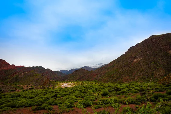 Ein Wunderbarer Blick Auf Die Roten Berge Quebrada Las Conchas — Stockfoto